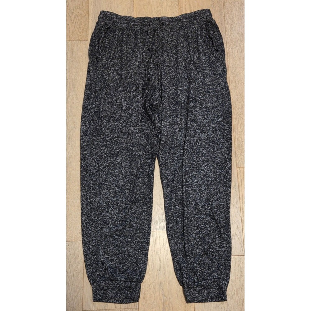 Quince Brushed Lounge Jogger Pants Womens XL Charcoal Stretch Drawstring Comfort